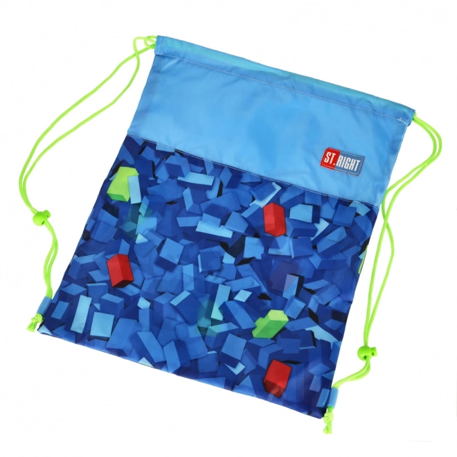 Bambino drawstring bag blue