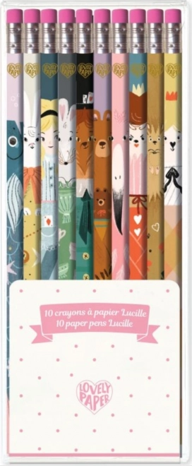 Djeco Set of 10 Pencils Lucille