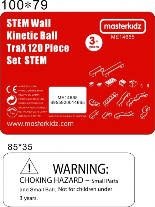 Masterkidz STEM Ball Track Construction Set