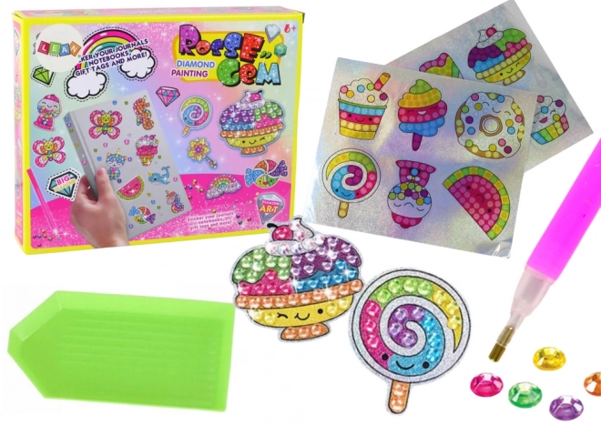 Colorful Sweets DIY Diamond Stickers Kit