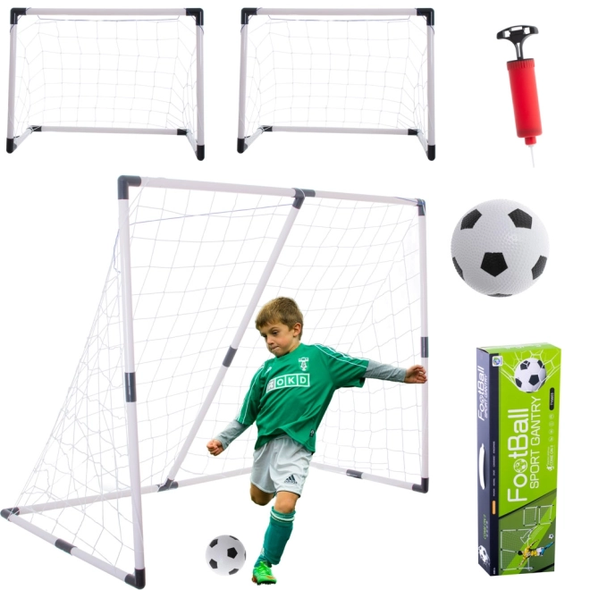 2-in-1 Soccer Goal Set for Kids