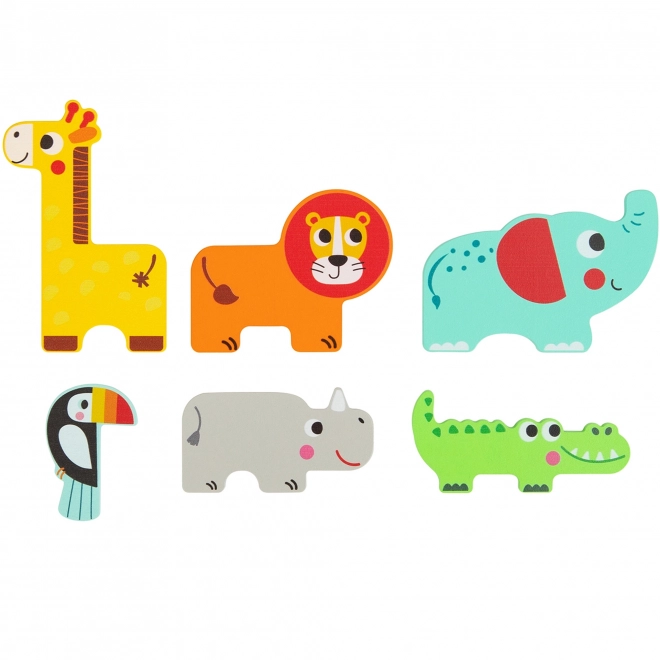 Puzzle in legno a tema animali