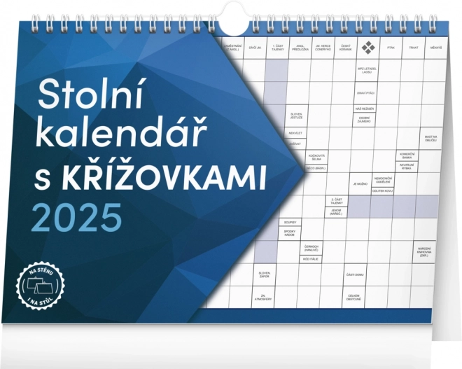 Notique Desktop Calendar with Crosswords 2025