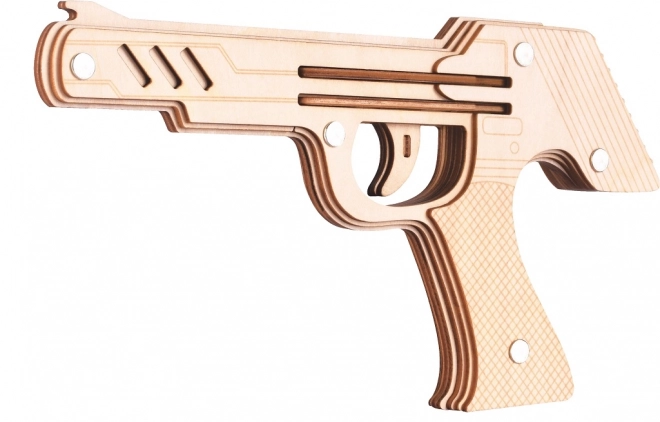 Woodcraft Wooden 3D Puzzle Rubber Band Gun