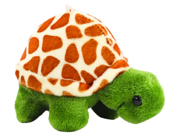 Plush Turtle Keychain Brown