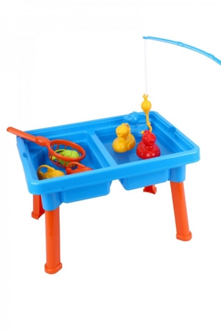 Educational 2-in-1 Activity Table and Fishing Game