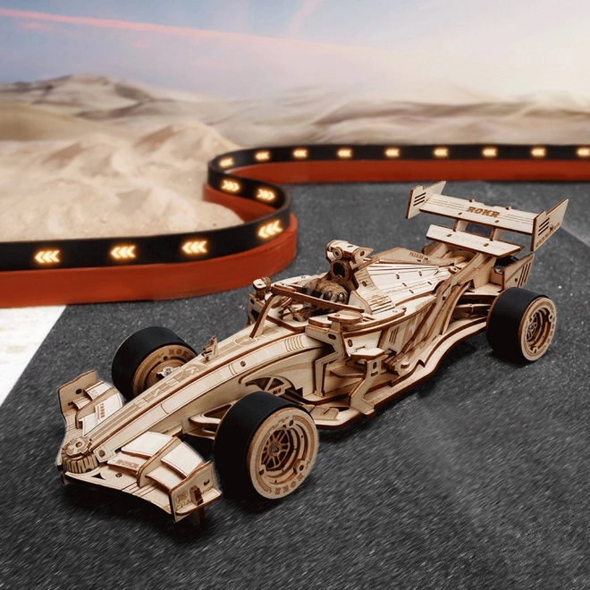 3D Wooden Puzzle Racing Car