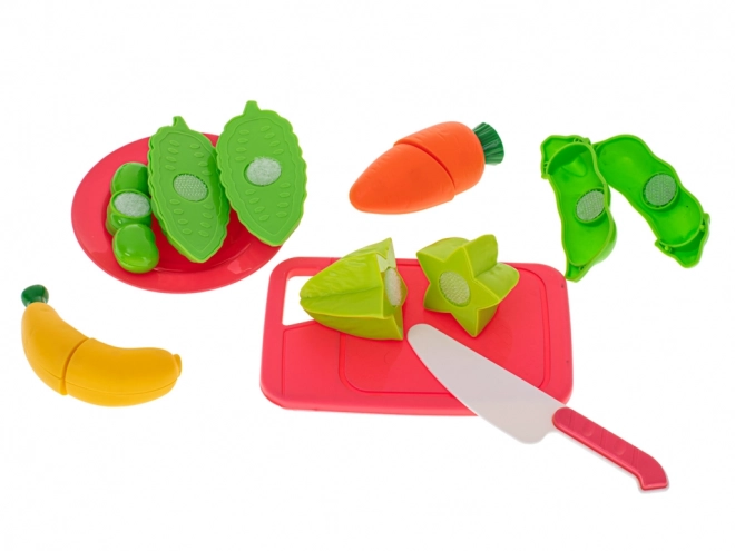 Vegetable Cutting Set with Sink and Accessories for Kids