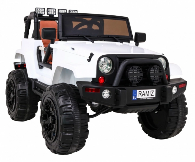 Kinderelektroauto All Terrain Jeep Weiß