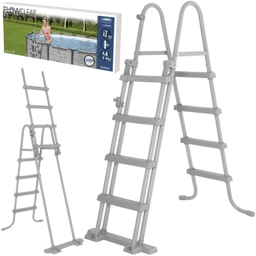 Bezpečná drabinka do bazénu 122 cm Bestway