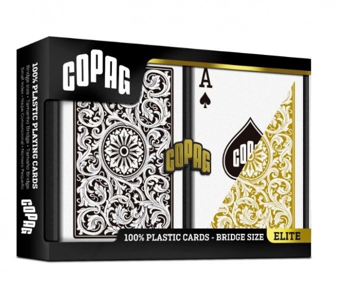 Copag Bridge Elite Black Gold Playing Cards