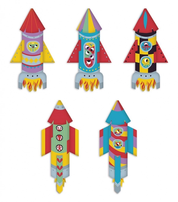 Janod Mini Origami Rockets