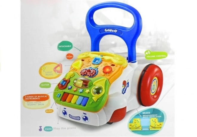 Baby Walker with Detachable Play Panel