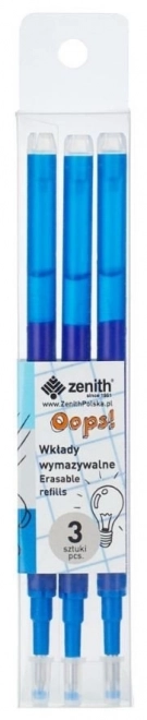 ASTRA Replacement Refills Zenith Oops! 0.6 mm - Blue (3 pcs)