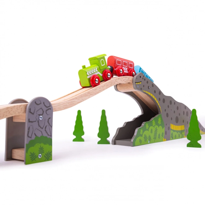 Dinosaur Bridge for Train Sets