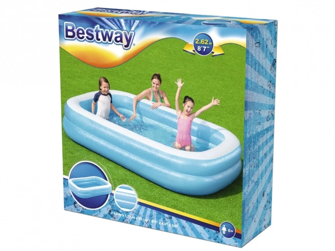 Inflatable Children's Garden Pool 262x175x51cm Bestway