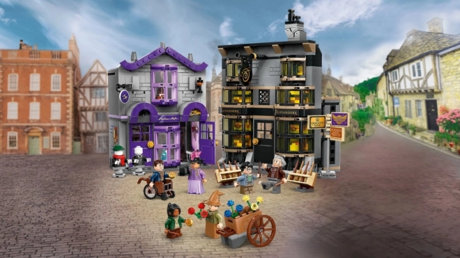 Lego Harry Potter Diagon Alley - Ollivander's and Madam Malkin's Shops