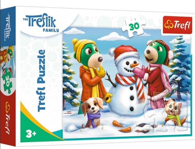 Trefl Puzzle Treflik Family: Winter Fun 30 pieces