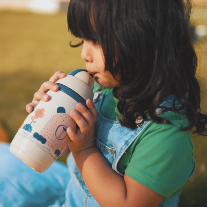 Non-spill Toddler Cup with Straw