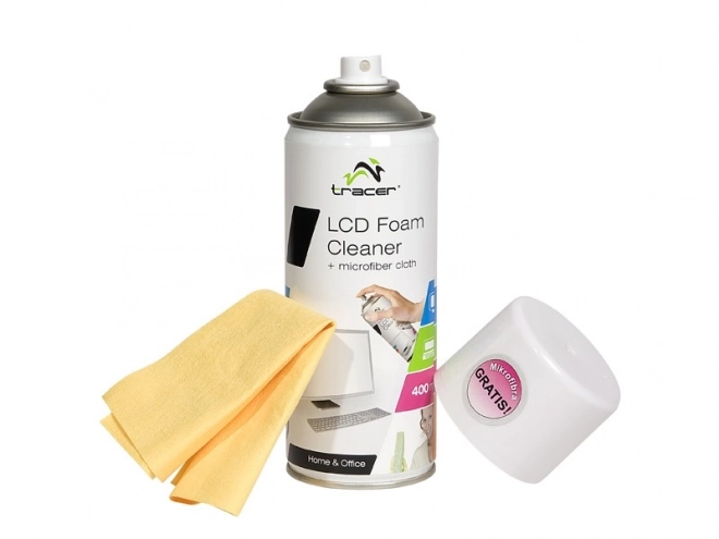 LCD Screen Foam Cleaner with Microfiber Cloth