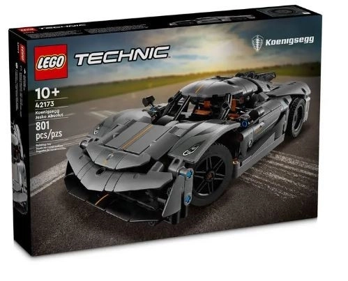 Gray Hypercar LEGO Technic Koenigsegg Jesko Absolut