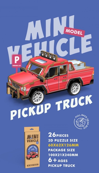 3D Wooden Pickup Puzzle