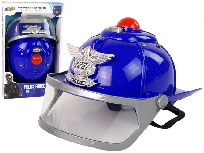 Police Officer Helmet With Sound