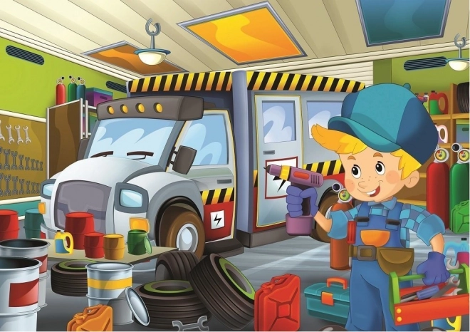 Art Puzzle Little Repairmen Jigsaw Puzzle