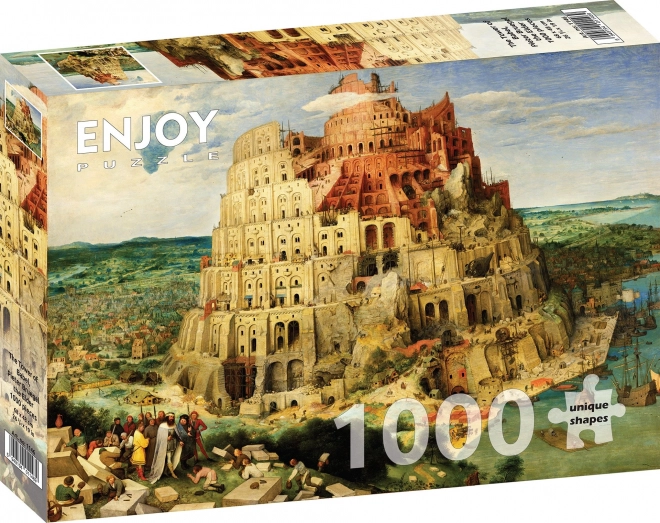 Enjoy Puzzle Pieter Bruegel: Tower of Babel 1000 Pieces