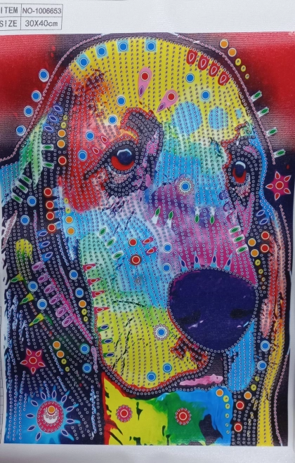 Diamond Painting 7D Dog Gaze