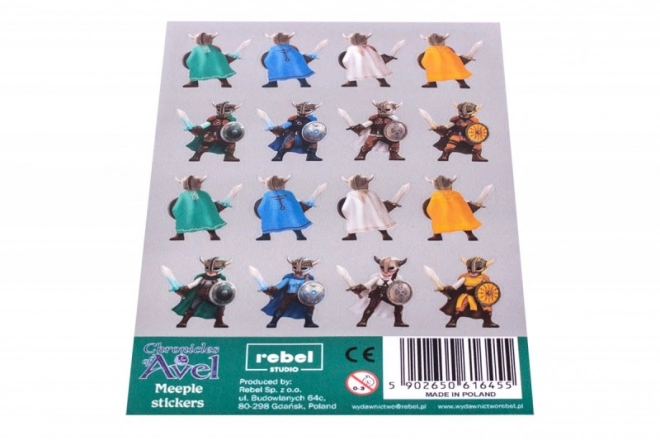 Avel Castle Chronicles: Meeple Stickers