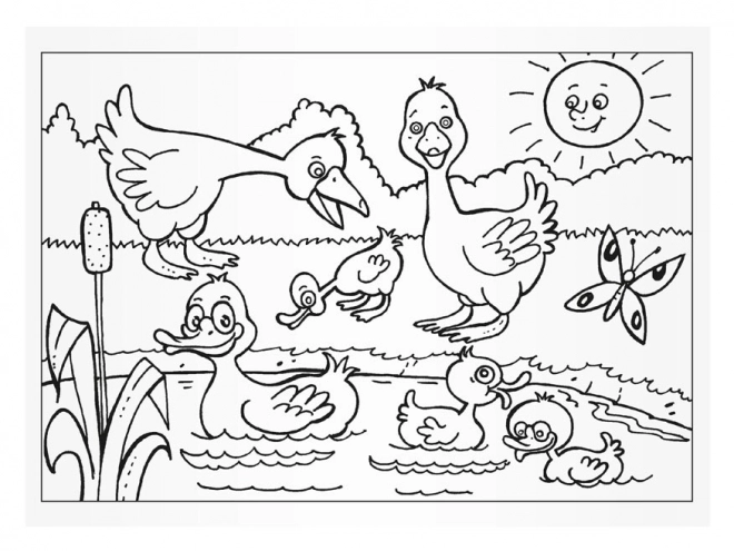 Coloring Book for Kids - Farm Animals