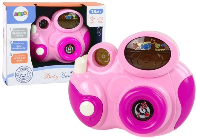 Interactive Camera Toy for Toddlers - Pink