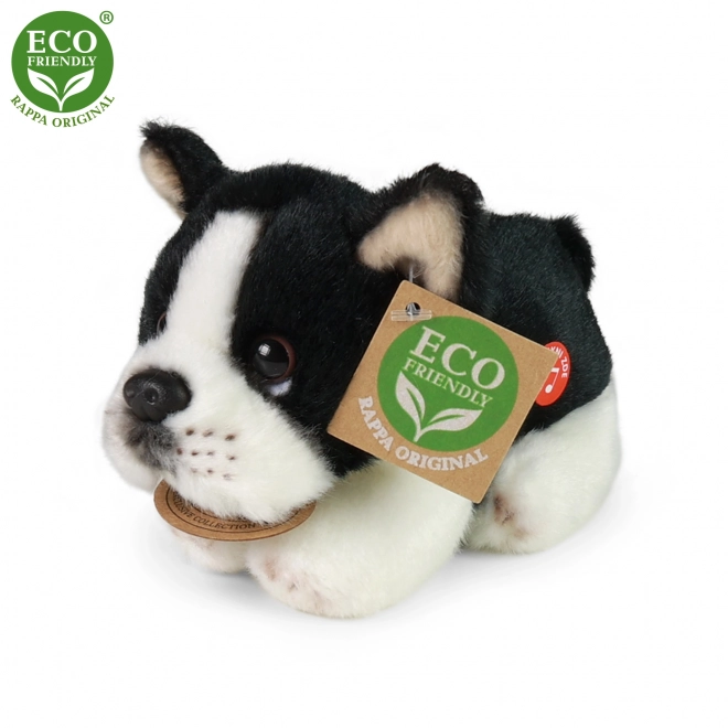 Lying Plush Dog with Sound Eco-friendly