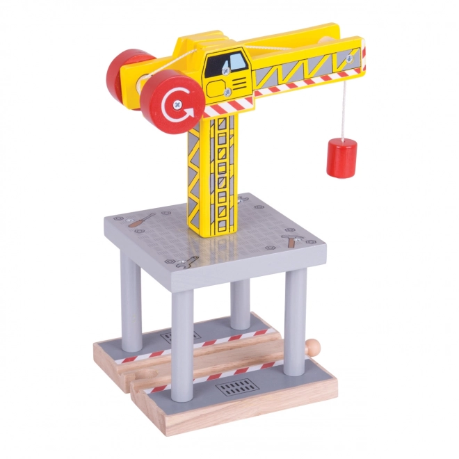 Bigjigs Rail Yellow Crane