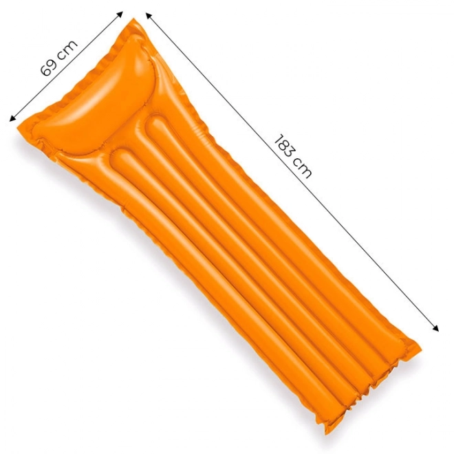 Inflatable Swimming Mattress Orange