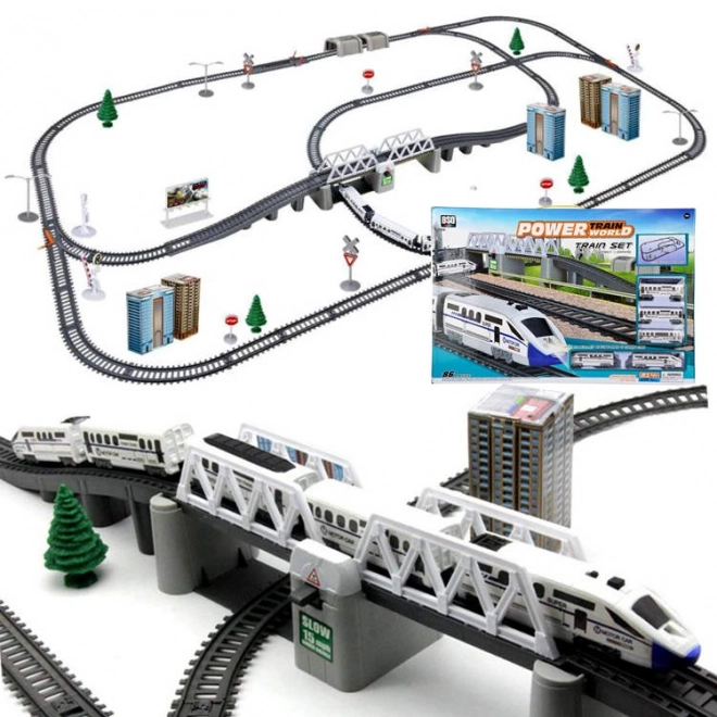 Electric Personal Train with Long Tracks
