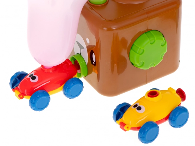 Balloon Launch Aerodynamic Car Bear Set 23 Pieces