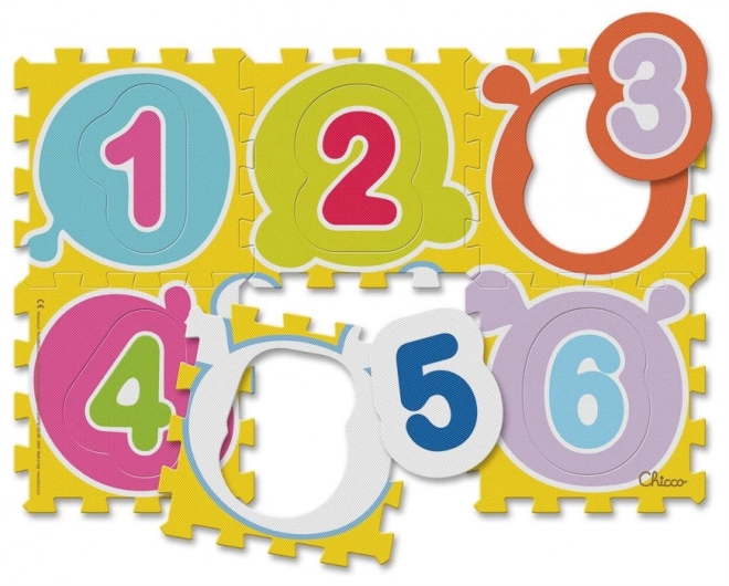 Colorful Foam Puzzle Numbers by Chicco