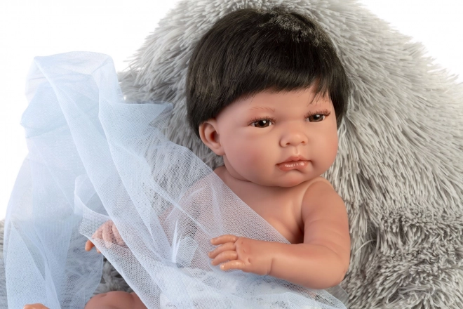 Realistic Newborn Baby Doll with Full Vinyl Body - 40 cm