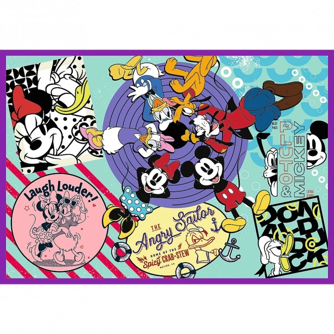 Mickey Mouse Puzzle Set 4x250 Pieces