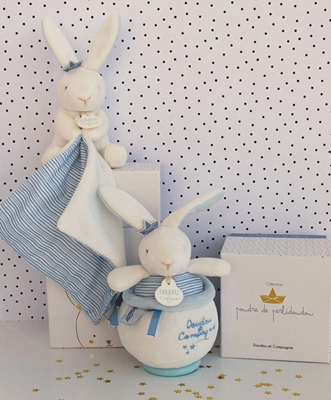 Plush Sailor Bunny Musical Gift Set