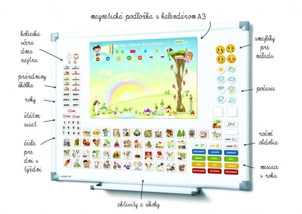 Magnetic Calendar - Kindergarten Edition