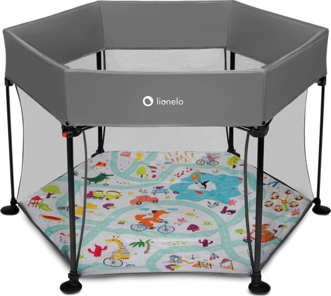 Children's Playpen Blue Navy by Lionelo – Grey Multicolor