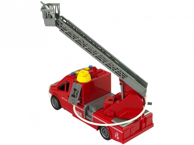 Red Fire Truck with Water Spray, Sounds, and Lights