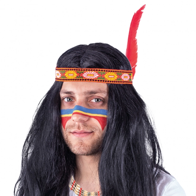 Indian Style Adult Costume Wig