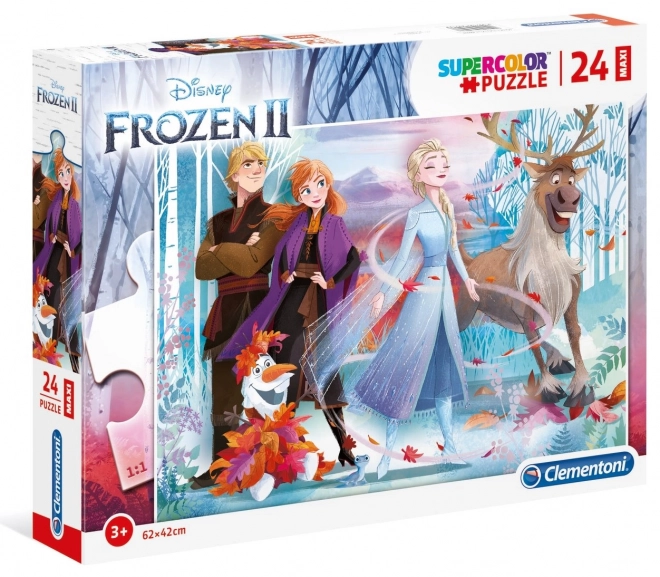 Frozen 2 24 Piece Maxi Super Color Puzzle