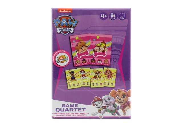 Paw Patrol Card Game Quartet