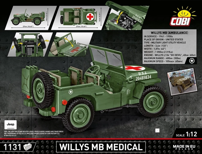 Jeep Willys MB Medical Building Set