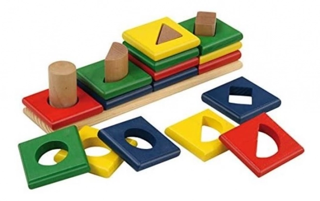 Wooden Shape Sorter Educational Toy